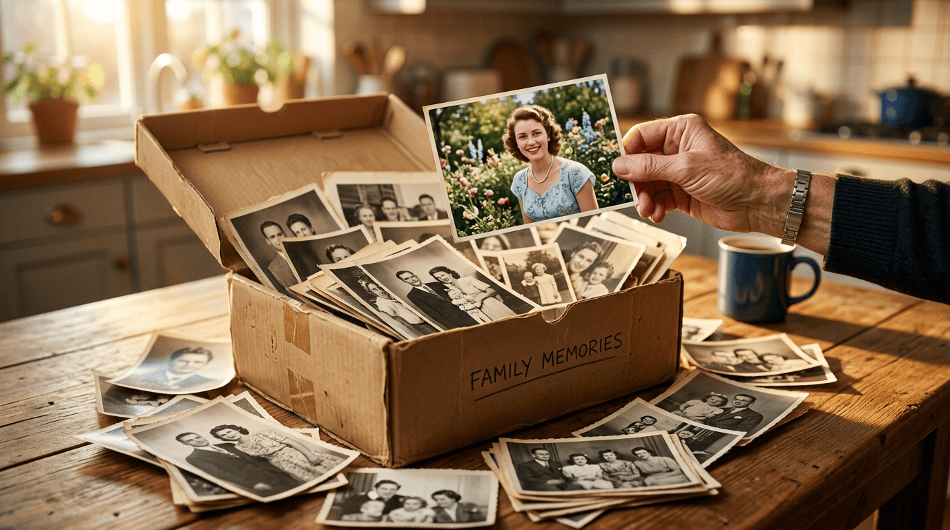 What to Do With a Box of Old Family Photos: A Step-by-Step Guide