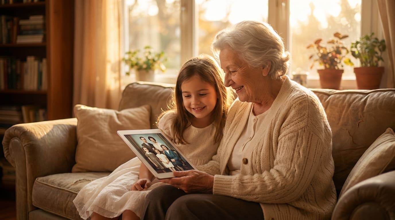Teaching Kids About Family History Through Colorized Photos